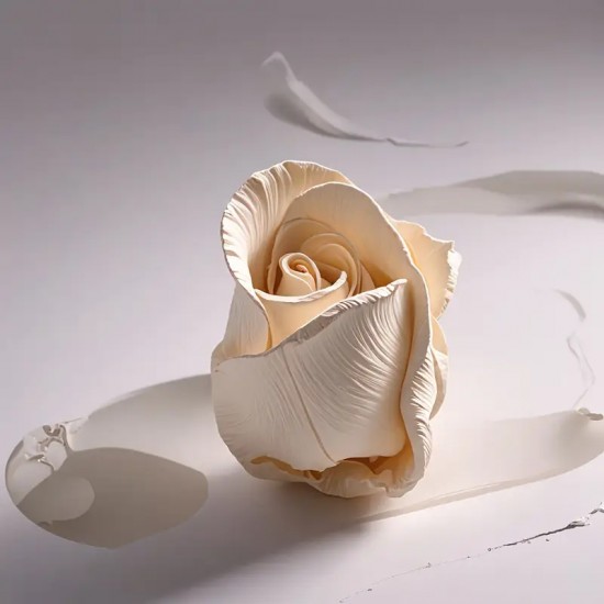 YY5973 Gerçekçi Gül Silikon Kalıp